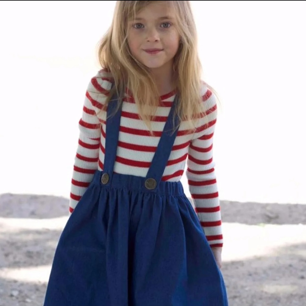 NWOT Milou and Pilou Denim Skirt Size 4T